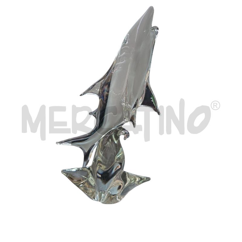 SCULTURA SQUALO IN VETRO DI MURANO ANNI 60 | Mercatino dell'Usato Arcore 1