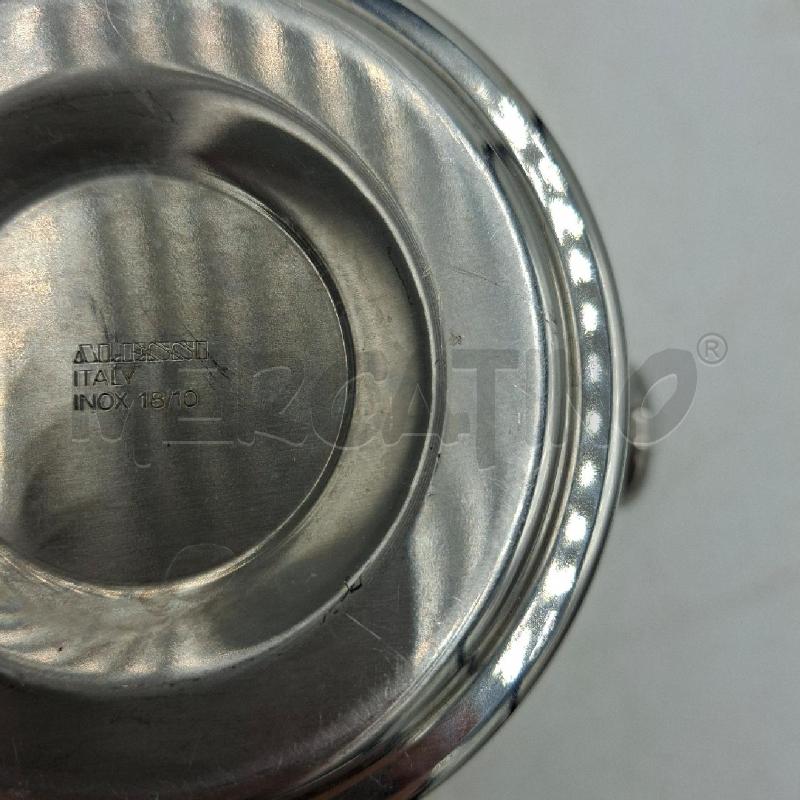 SECCHIELLO GHIACCIO ACCIAIO CON DUE MANICI ALESSI 14 CM | Mercatino dell'Usato Arcore 2