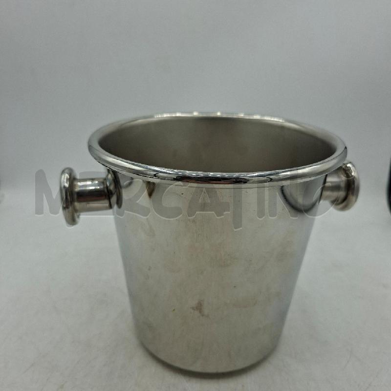 SECCHIELLO GHIACCIO ACCIAIO CON DUE MANICI ALESSI 14 CM | Mercatino dell'Usato Arcore 3