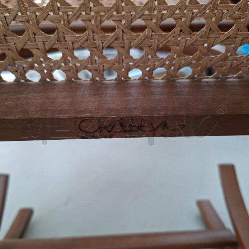 SEDIA DONDOLO IN LEGNO ANNI 80  | Mercatino dell'Usato Arcore 3