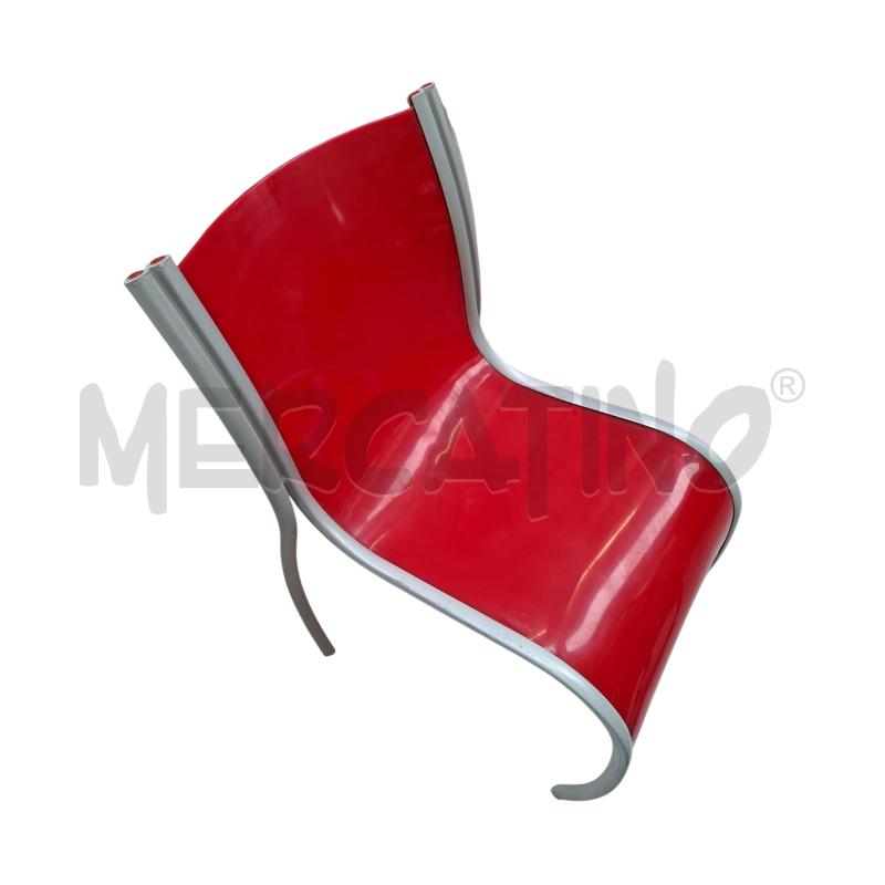SEDIA KARTELL ROSSA | Mercatino dell'Usato Arcore 1