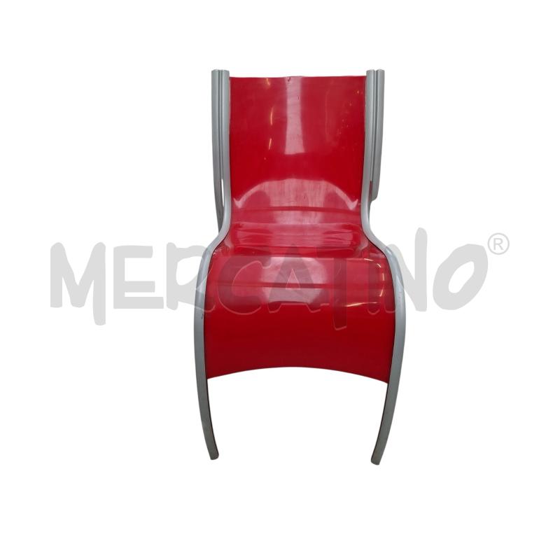 SEDIA KARTELL ROSSA | Mercatino dell'Usato Arcore 2