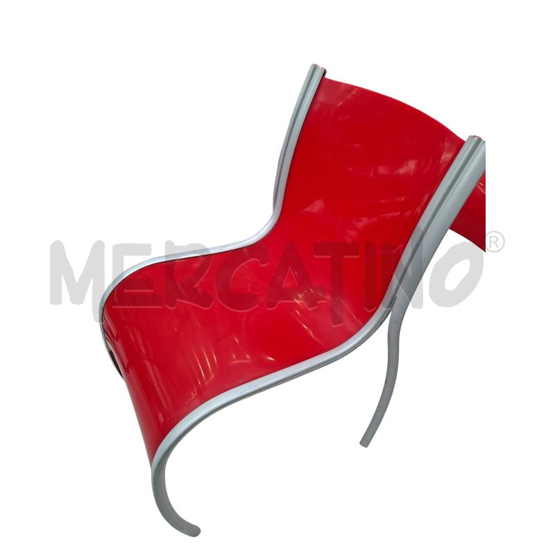 SEDIA KARTELL ROSSA | Mercatino dell'Usato Arcore 3