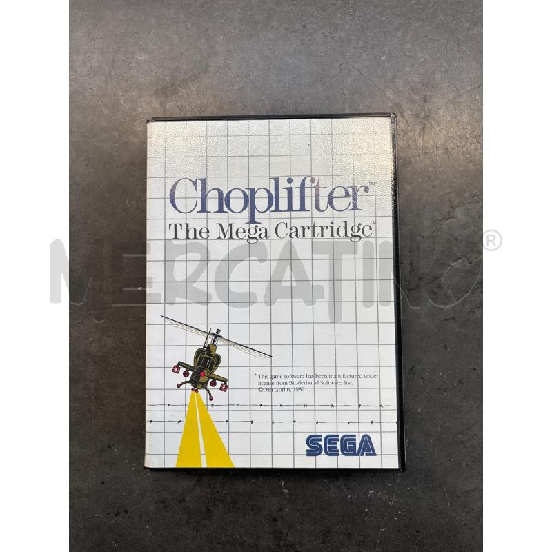 SEGA CHOPLIFTER THE MEGA CARTRIDGE 1986 | Mercatino dell'Usato Arcore 1