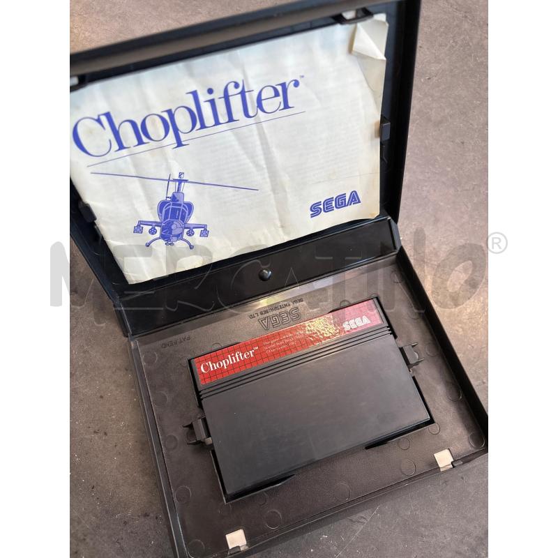 SEGA CHOPLIFTER THE MEGA CARTRIDGE 1986 | Mercatino dell'Usato Arcore 2