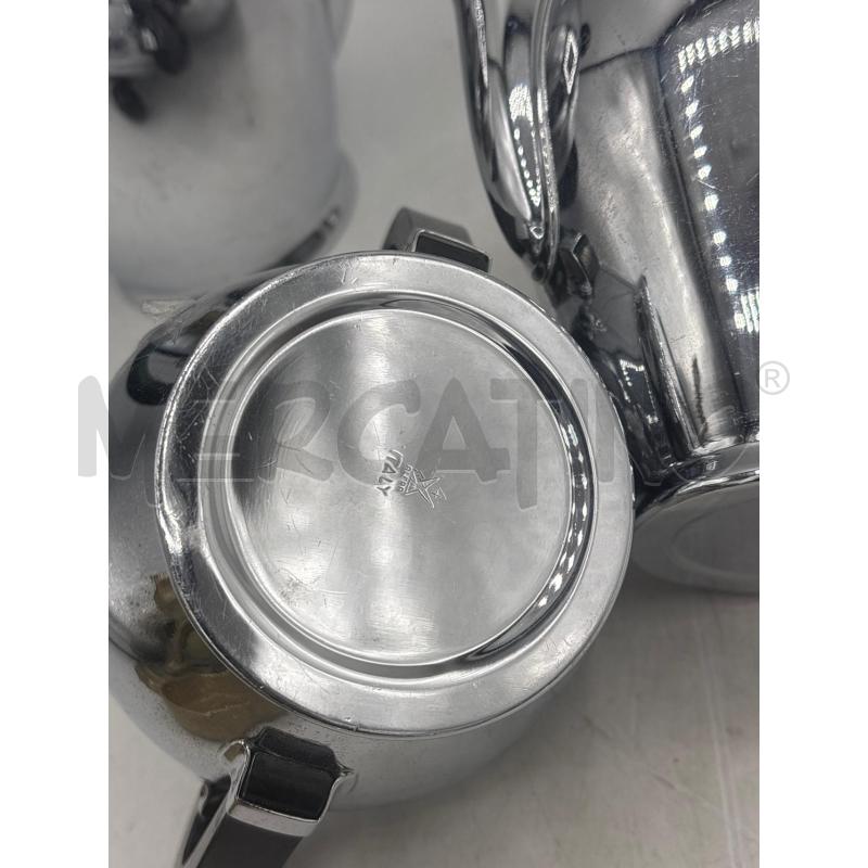 SERVIZIO ACCIAIO PZ.4 ALESSI LATTIERA ZUCCHERIERA TEIERA CAFFETTIERA | Mercatino dell'Usato Arcore 3