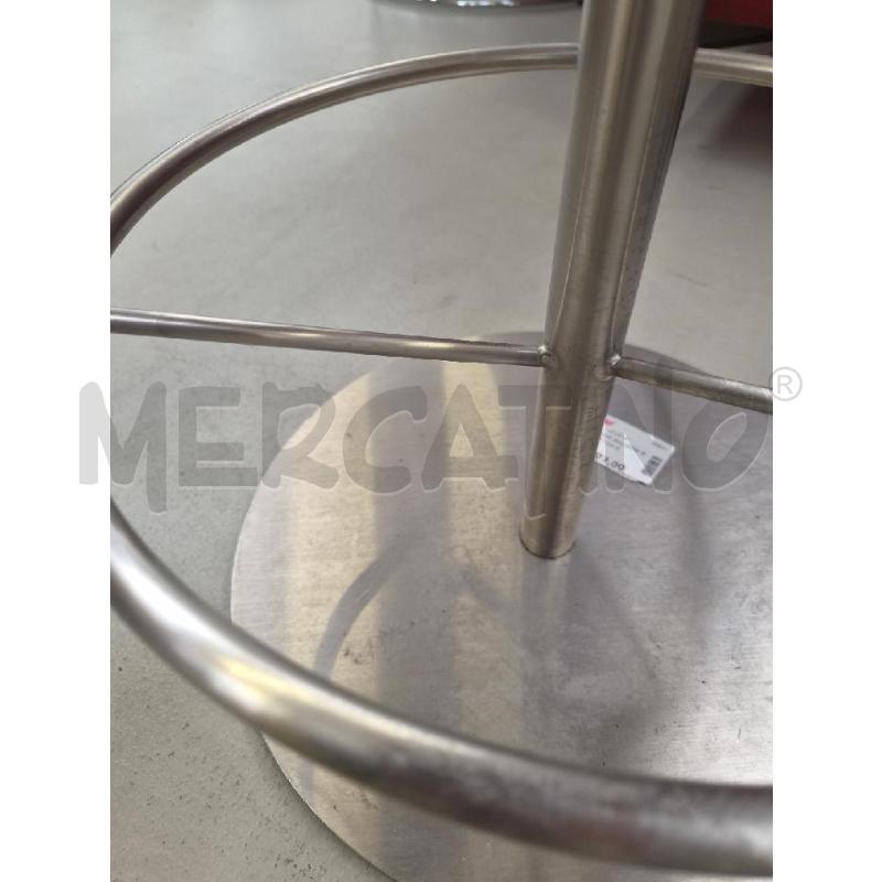 SGABELLO BAR BALOON BONACINA RATTAN E ACCIAIO  | Mercatino dell'Usato Arcore 3