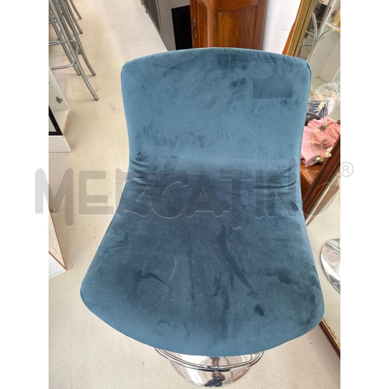 SGABELLO BLU TESSUTO | Mercatino dell'Usato Arcore 2