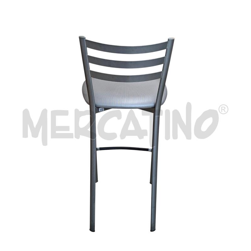 SGABELLO CONNUBIA GRIGIO IN METALLO | Mercatino dell'Usato Arcore 2