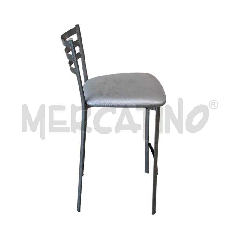 SGABELLO CONNUBIA GRIGIO IN METALLO | Mercatino dell'Usato Arcore 3