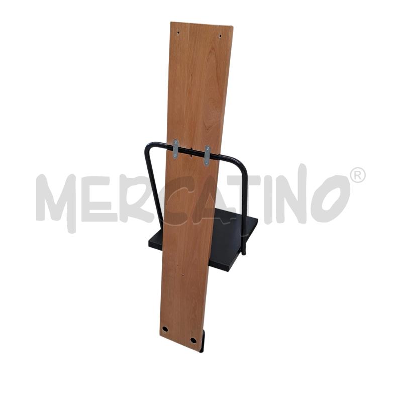SGABELLO IKEA VIGAR DA MURO IN LEGNO NERO E MARRONE  | Mercatino dell'Usato Arcore 2