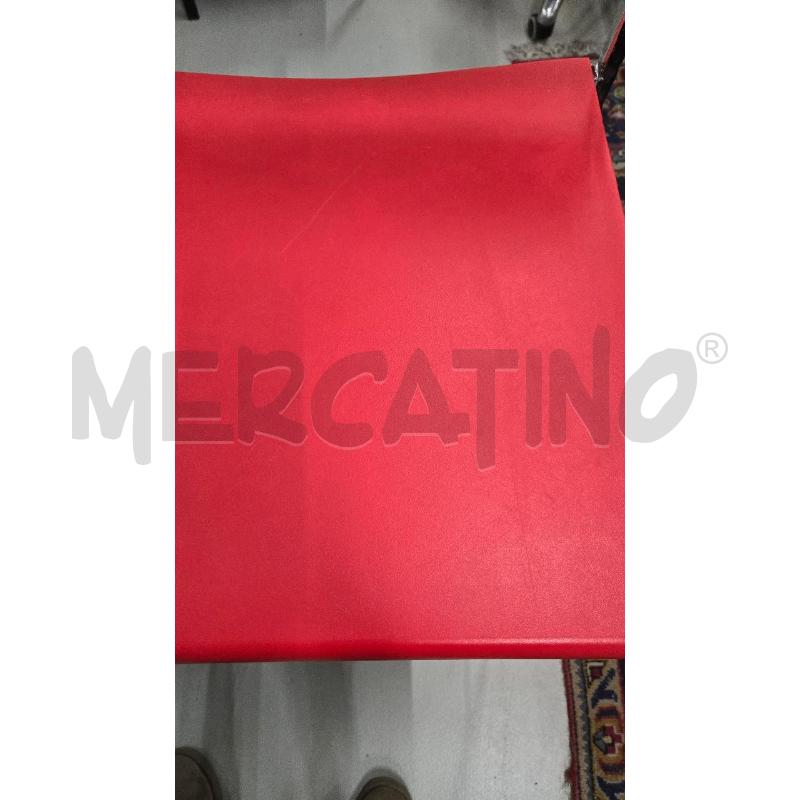 SGABELLO MIDIA BONTEMPI ROSSO | Mercatino dell'Usato Arcore 3