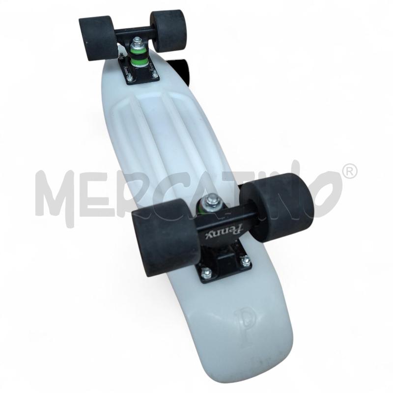 SKATEBOARD PENNY BIANCO RUOTE NERE  | Mercatino dell'Usato Arcore 3
