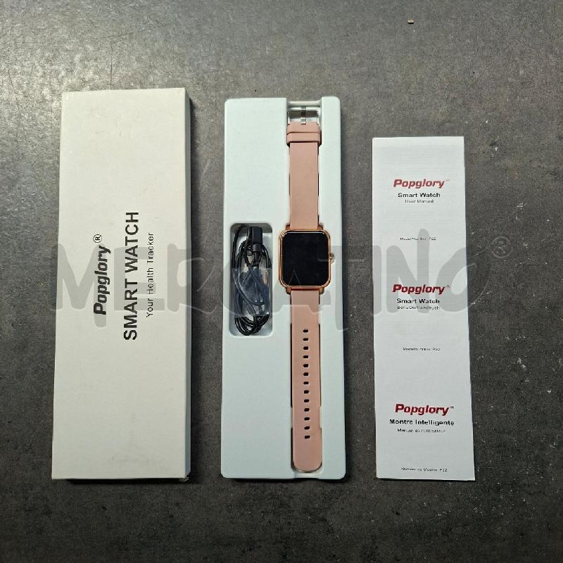 SMART WATCH POPGLORY ROSA CON CAVO | Mercatino dell'Usato Arcore 2
