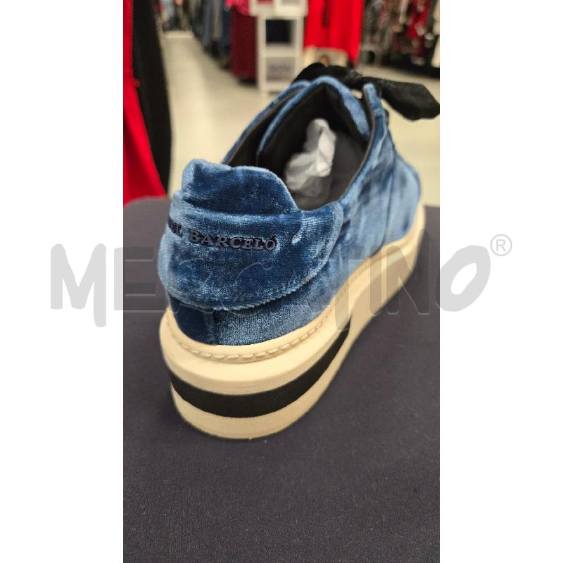 SNEAKERS DONNA MANUEL BARCELO BLU VELLUTO N 39 | Mercatino dell'Usato Arcore 3