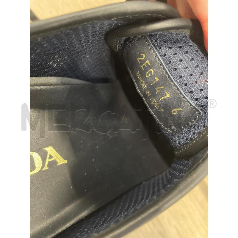 SNEAKERS DONNA PRADA BLU E NERE TG 40 | Mercatino dell'Usato Arcore 4