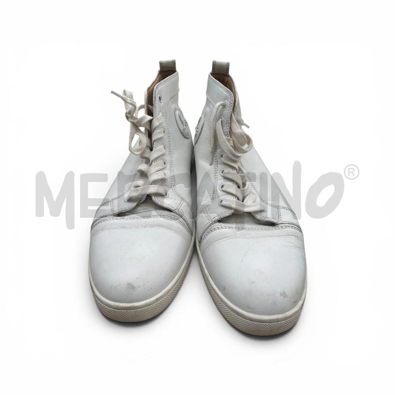 SNEAKERS UOMO CHRISTIAN LOUBOUTIN BIANCHE N 43 | Mercatino dell'Usato Arcore 1