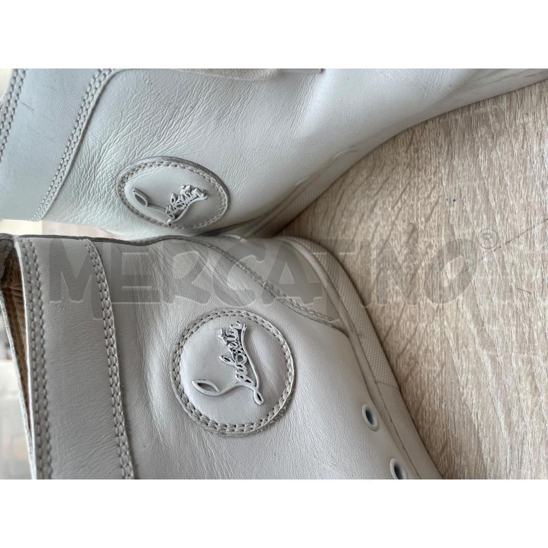 SNEAKERS UOMO CHRISTIAN LOUBOUTIN BIANCHE N 43 | Mercatino dell'Usato Arcore 2