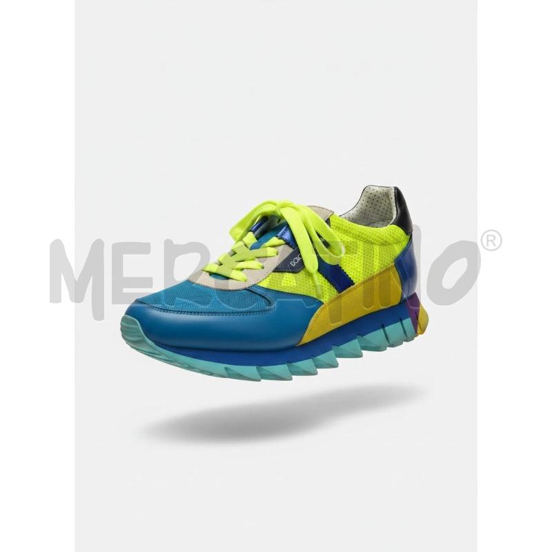 SNEAKERS UOMO DOLCE&GABBANA CAPRI BLU VERDE TG 42 | Mercatino dell'Usato Arcore 1