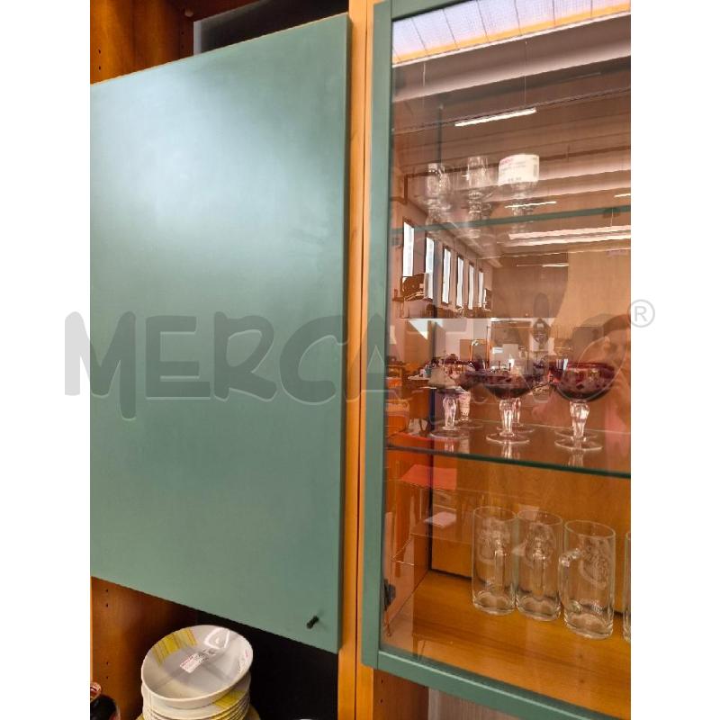 SOGGIORNO VERDE LEGNO MOLTENI  | Mercatino dell'Usato Arcore 3