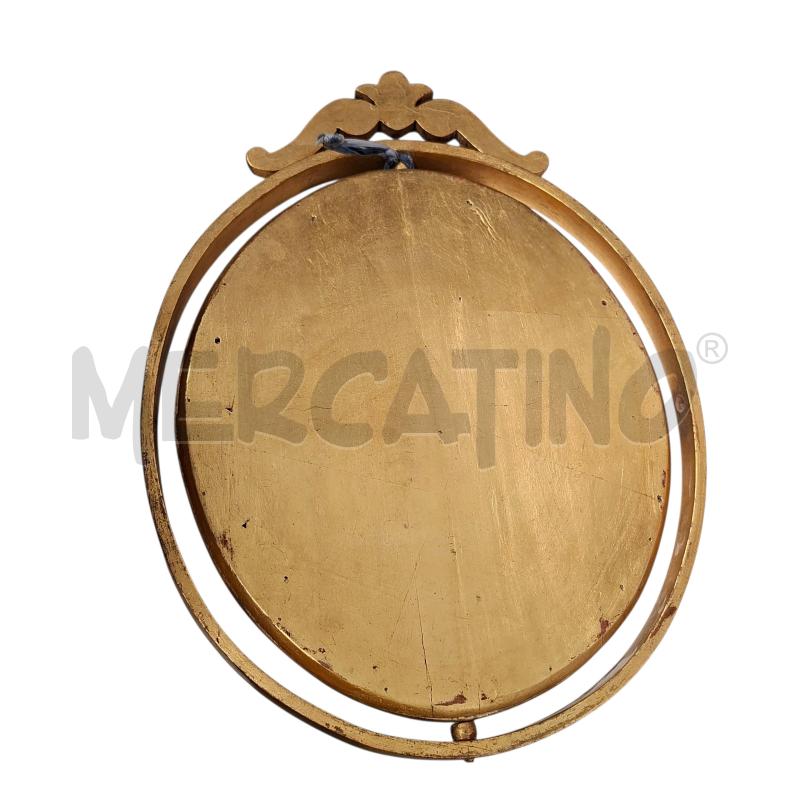 SPECCHIO LEGNO COLOR ORO GIREVOLE | Mercatino dell'Usato Arcore 4