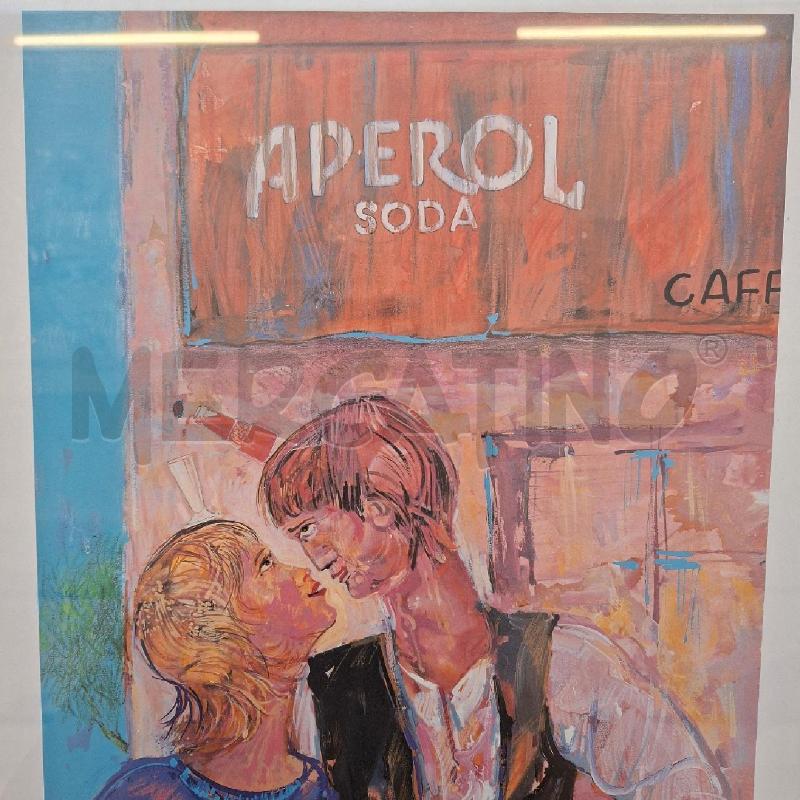 STAMPA 35X50 APEROL GIANNI AMBROGIO 1996 | Mercatino dell'Usato Arcore 2
