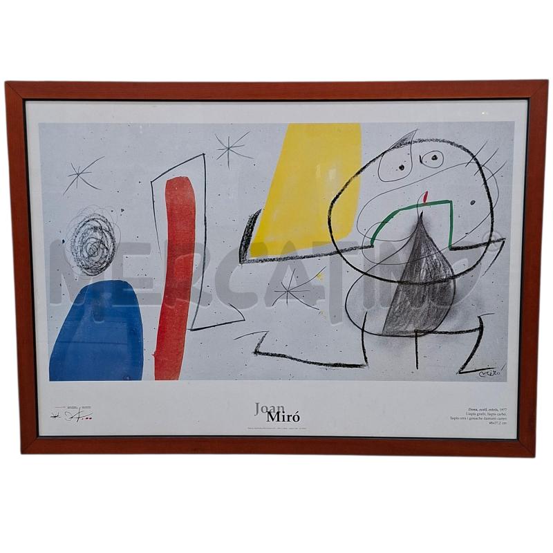 STAMPA JOAN MIRO DONA OCELL ESTELS 1977 | Mercatino dell'Usato Arcore 1