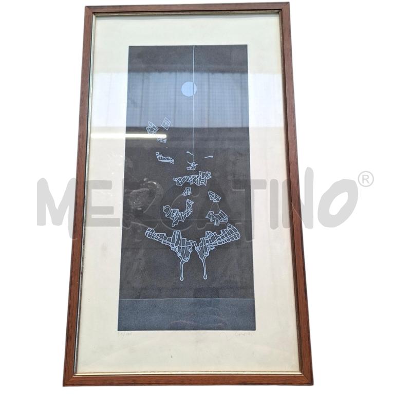 STAMPA-MULTIPLO FRANCESCO CASORATI CORNICE 65X37 | Mercatino dell'Usato Arcore 1