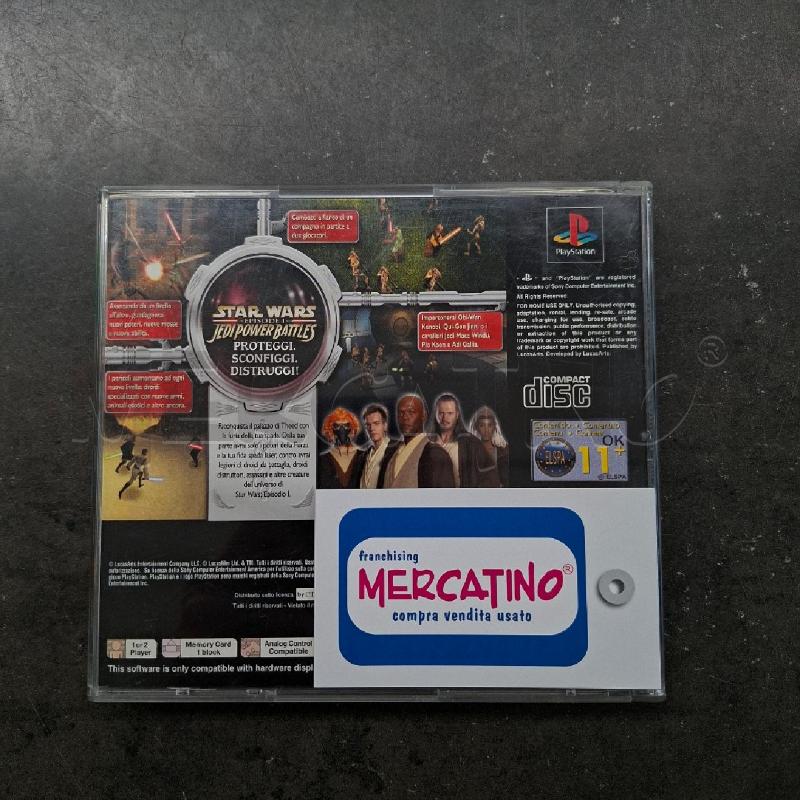 STAR WARS EPISODE 1 JEDI POWER BATTLES PS1 ITA | Mercatino dell'Usato Arcore 4
