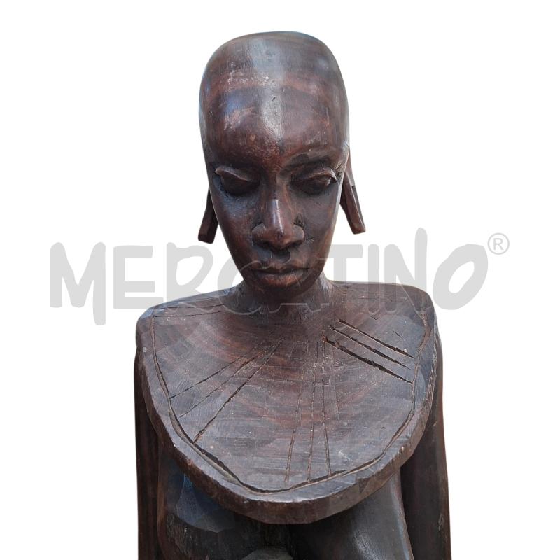 STATUA LEGNO DONNA  | Mercatino dell'Usato Arcore 2