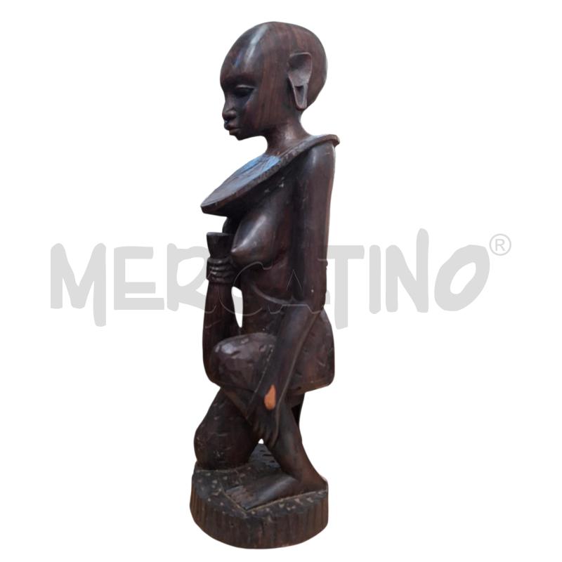 STATUA LEGNO DONNA  | Mercatino dell'Usato Arcore 3