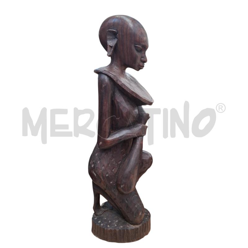 STATUA LEGNO DONNA  | Mercatino dell'Usato Arcore 4
