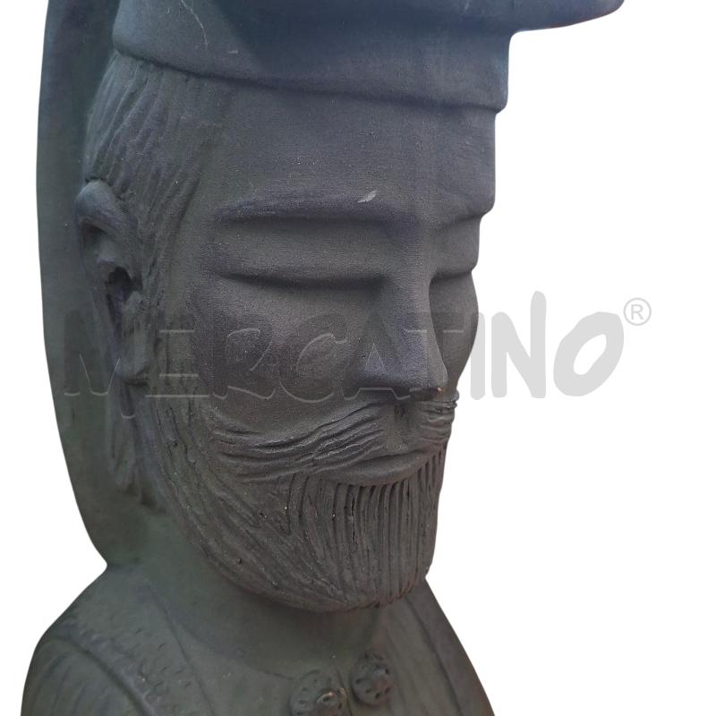STATUA TESTA UOMO CON COPRICAPO  | Mercatino dell'Usato Arcore 5