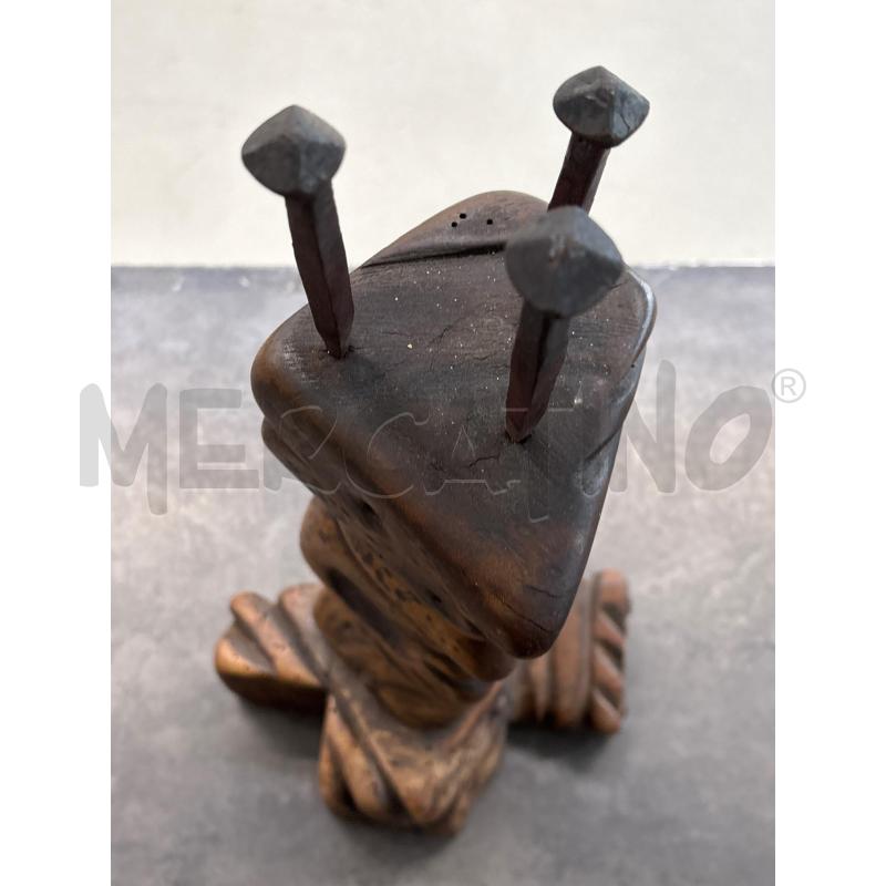 STATUETTA GUERRINO MIOTTI 50 CM FACCIA LEGNO | Mercatino dell'Usato Arcore 3