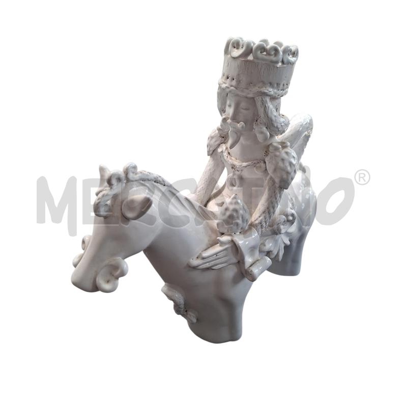 STATUETTA RE A CAVALLO CERAMICA GROTTAGLIE | Mercatino dell'Usato Arcore 5