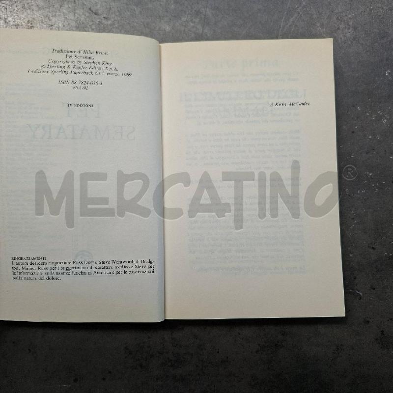 STEPHEN KING - PET SEMATARY | Mercatino dell'Usato Arcore 3