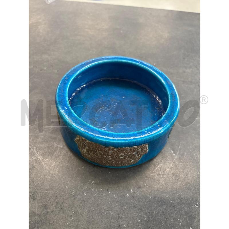 SVUOTA TASCHE BLU IN CERAMICA ROTONDO  | Mercatino dell'Usato Arcore 1