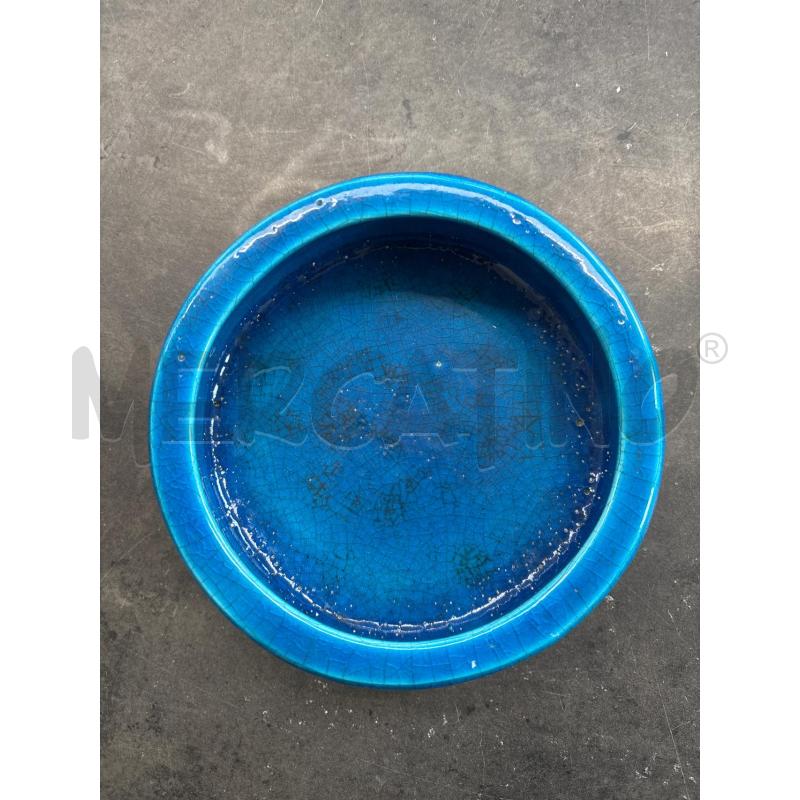 SVUOTA TASCHE BLU IN CERAMICA ROTONDO  | Mercatino dell'Usato Arcore 2