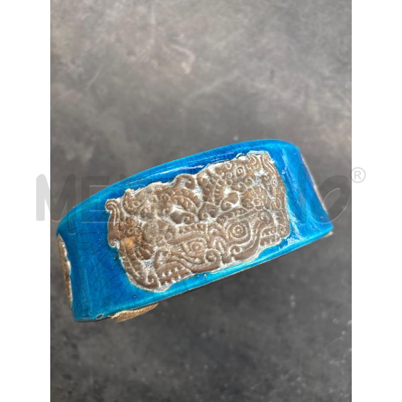 SVUOTA TASCHE BLU IN CERAMICA ROTONDO  | Mercatino dell'Usato Arcore 3