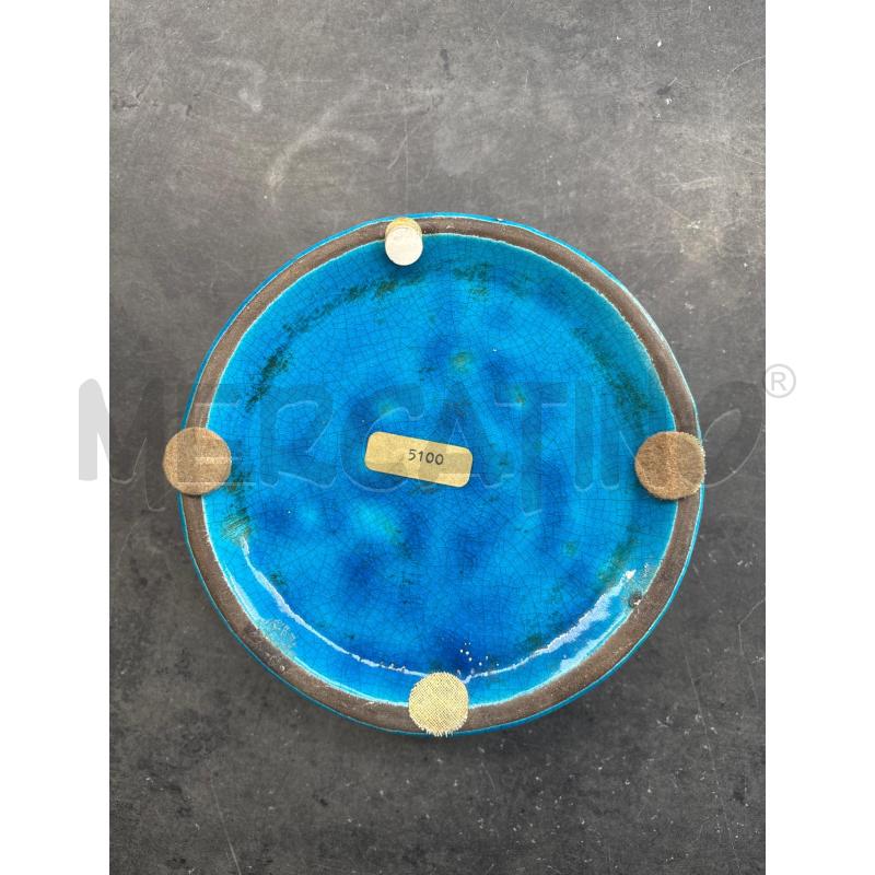 SVUOTA TASCHE BLU IN CERAMICA ROTONDO  | Mercatino dell'Usato Arcore 4