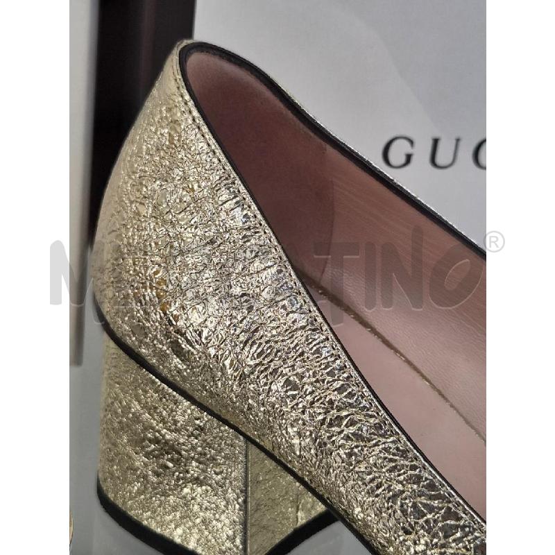 TACCHI GUCCI MARMONT ORO PUMP 38 | Mercatino dell'Usato Arcore 5