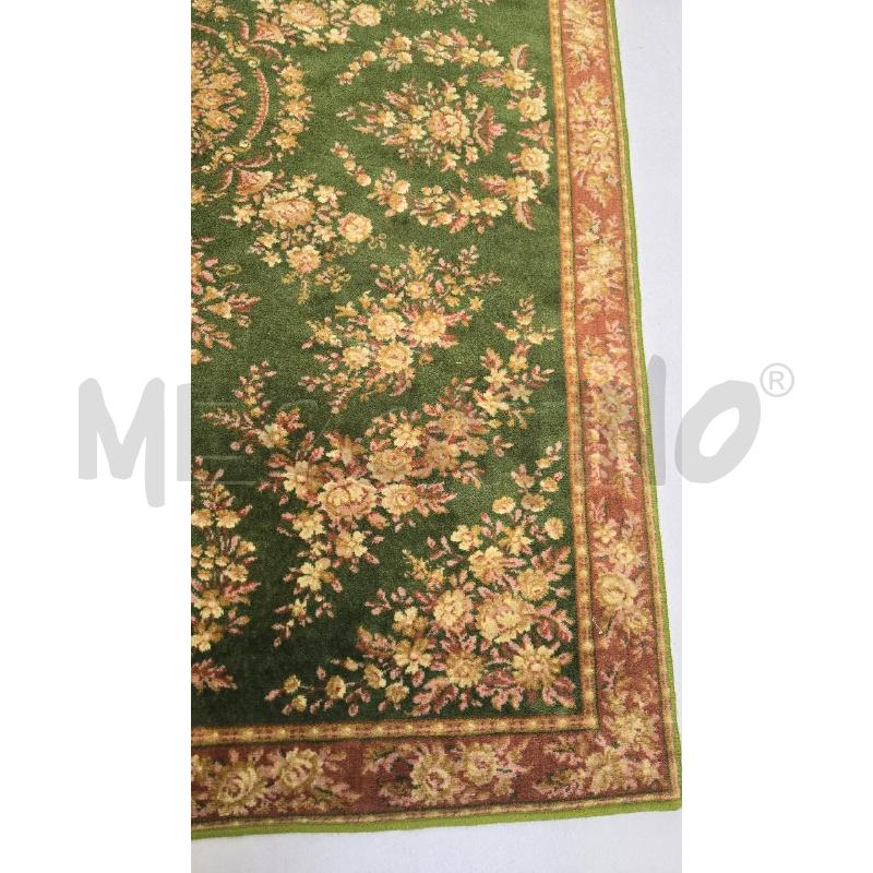 TAPPETO 226X168 VERDE CON FANTASIE  | Mercatino dell'Usato Arcore 2