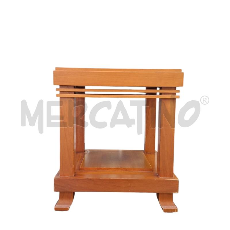 TAVOLINO FRANK LLOYD WRIGHT LATERALE PER CASSINA ROBIE CHERRY 41X36 CM  | Mercatino dell'Usato Arcore 1