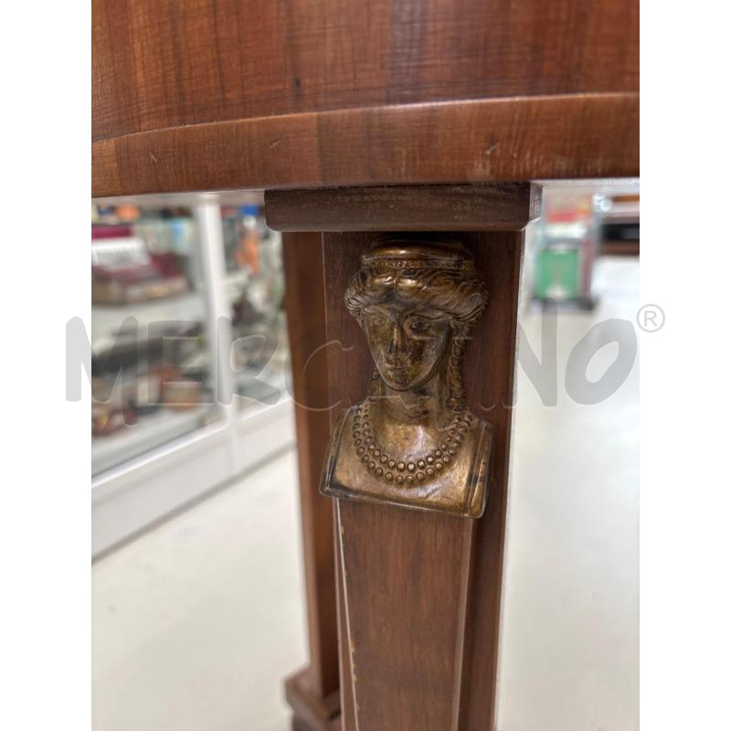 TAVOLINO STILE IMPERO TESTINE SFINGE IN OTTONE  | Mercatino dell'Usato Arcore 3
