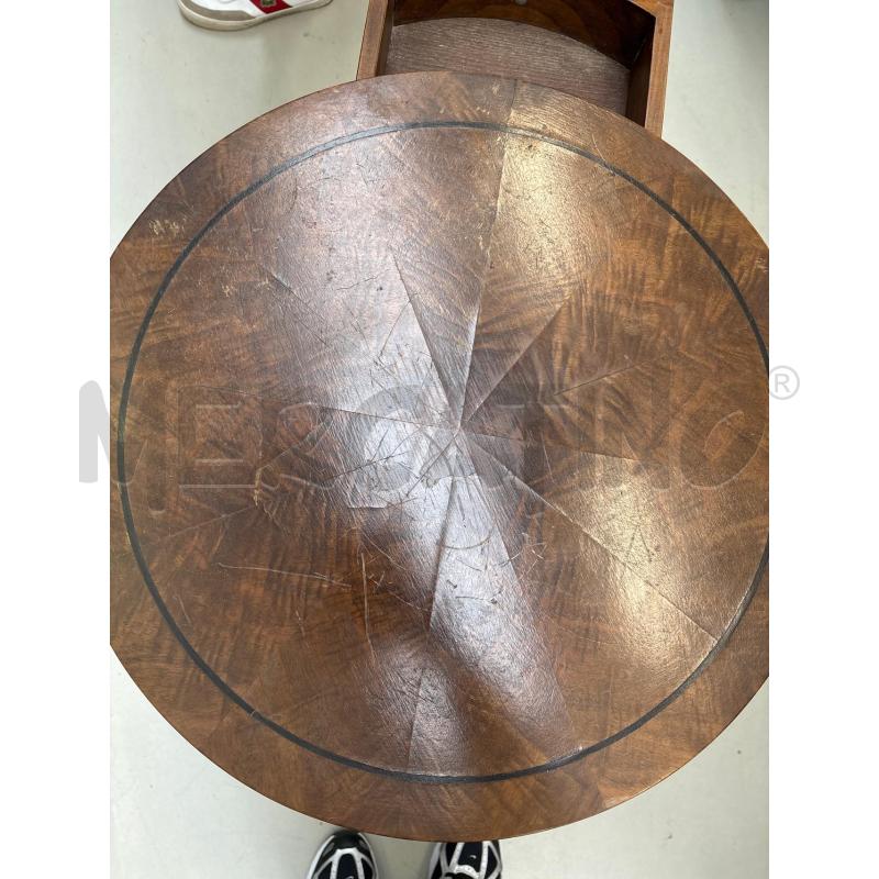 TAVOLINO STILE IMPERO TESTINE SFINGE IN OTTONE  | Mercatino dell'Usato Arcore 5