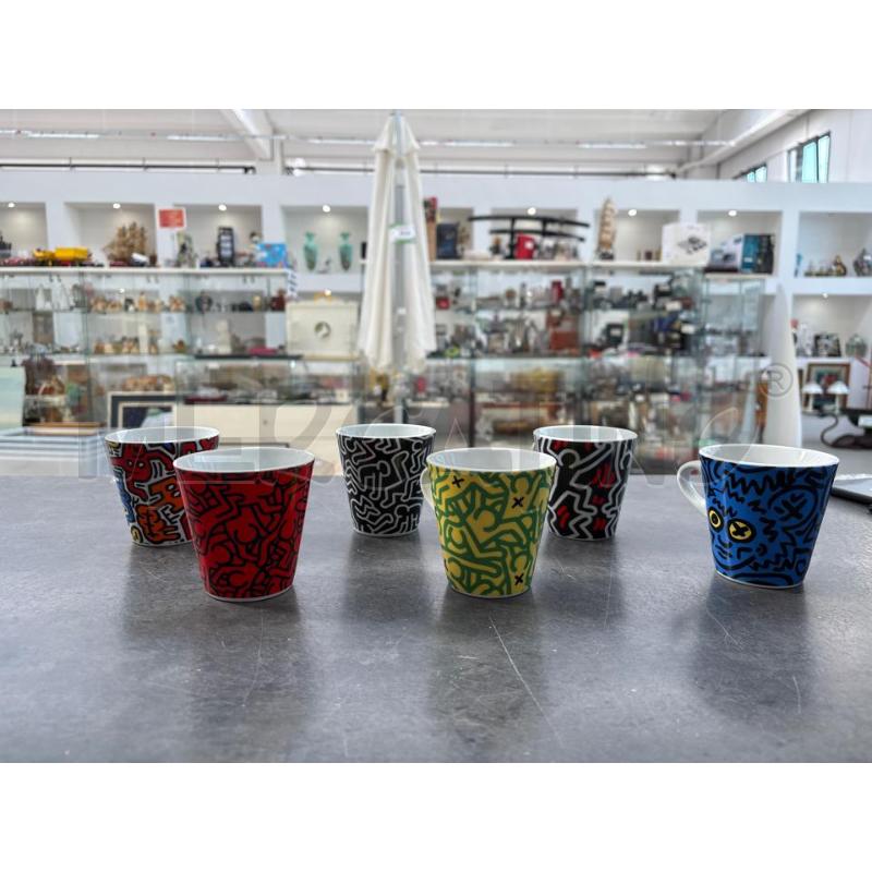 TAZZE PZ. 6 TOGNANA KEITH HARING | Mercatino dell'Usato Arcore 1