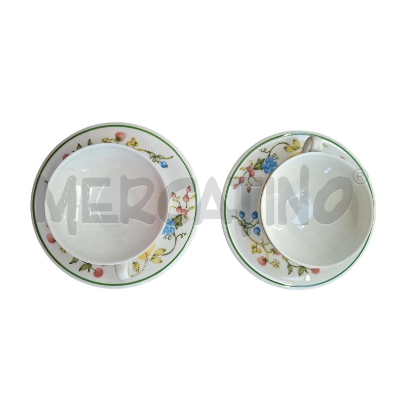 TAZZINE 2+2 PZ. RICHARD GINORI A FIORI  | Mercatino dell'Usato Arcore 5