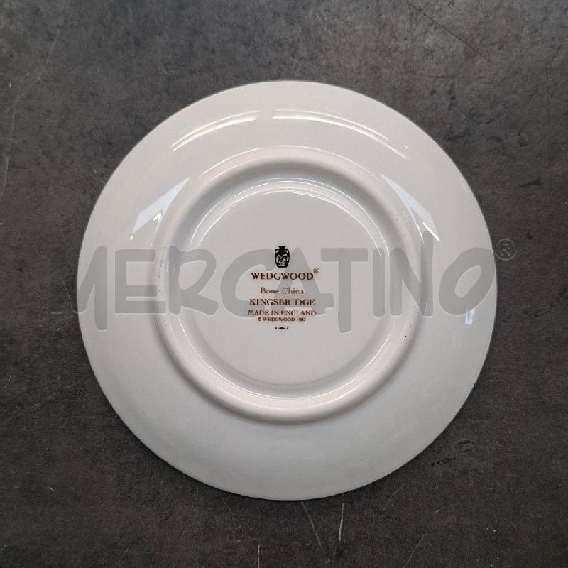 TAZZINE PZ. 12 + 2 WEDGWOOD BIANCA BORDO BLU | Mercatino dell'Usato Arcore 2