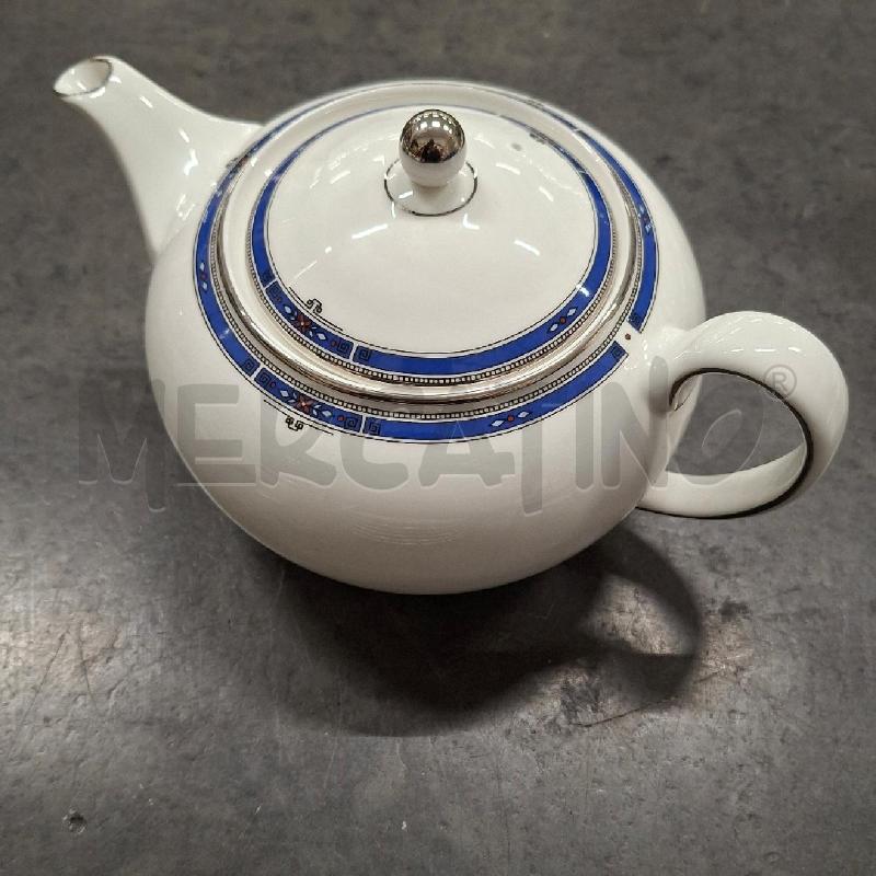 TAZZINE PZ. 6 + 1 WEDGWOOD BIANCO BORDO BLU | Mercatino dell'Usato Arcore 2