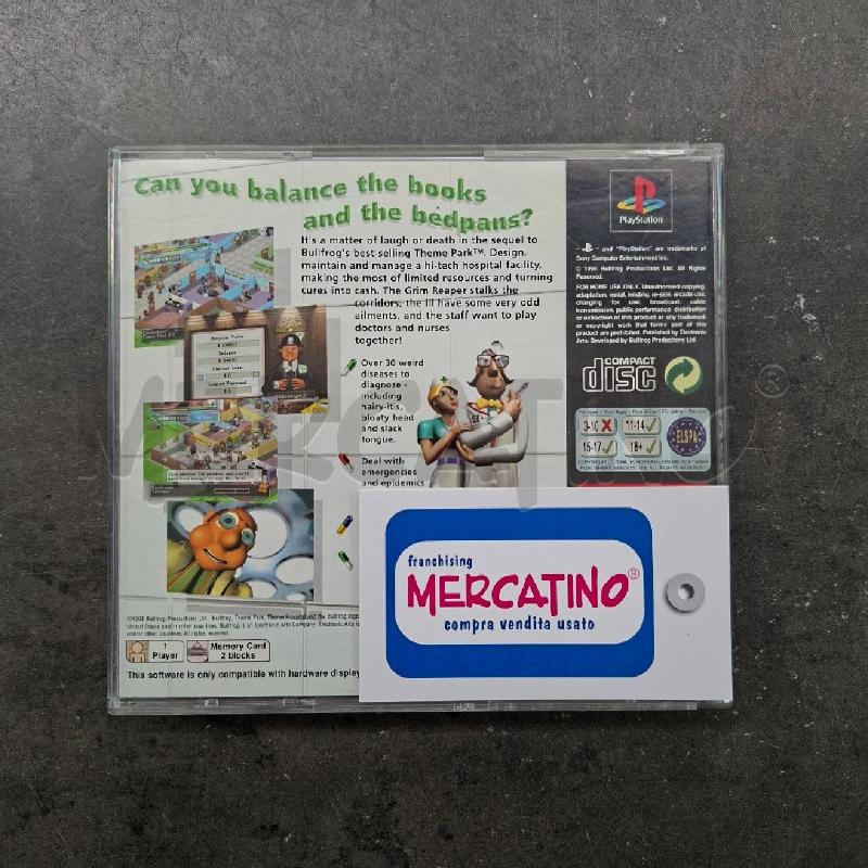 THEME HOSPITAL PS1  | Mercatino dell'Usato Arcore 4